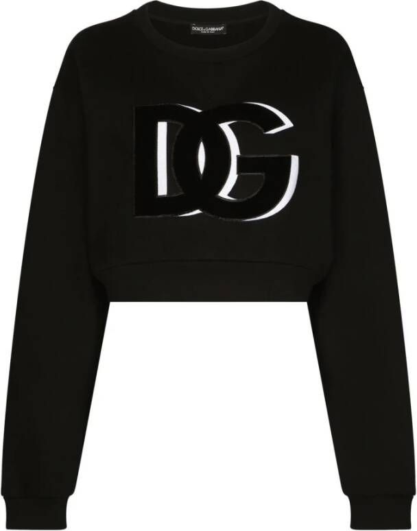 Dolce & Gabbana Hoodies & Sweatvesten Zwart Dames