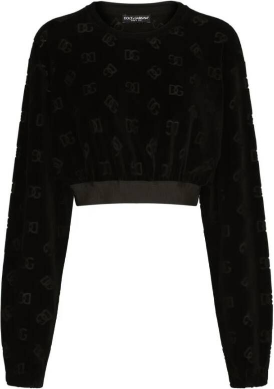 Dolce & Gabbana Hoodies & Sweatvesten Zwart Dames