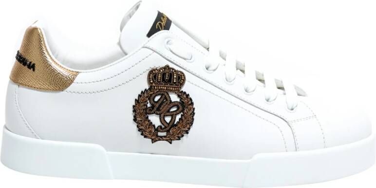 Dolce & Gabbana Portofino Sneakers , Wit, Heren