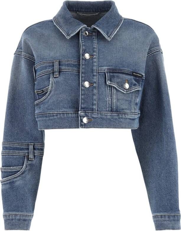 Dolce & Gabbana Spijkerjassen Blauw Dames