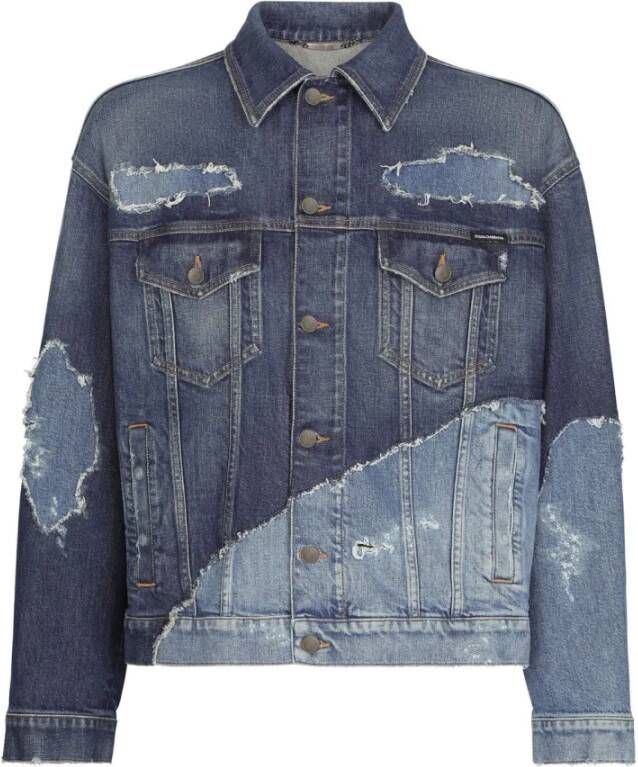 Dolce & Gabbana Spijkerjassen Blauw Heren