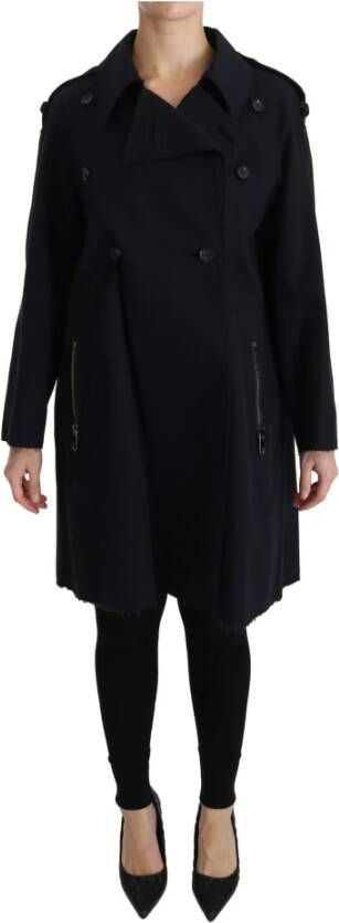 Dolce & Gabbana Trenchcoats & Mantels Blauw Dames