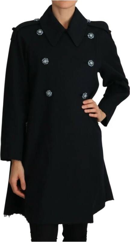 Dolce & Gabbana Trenchcoats & Mantels Zwart Dames