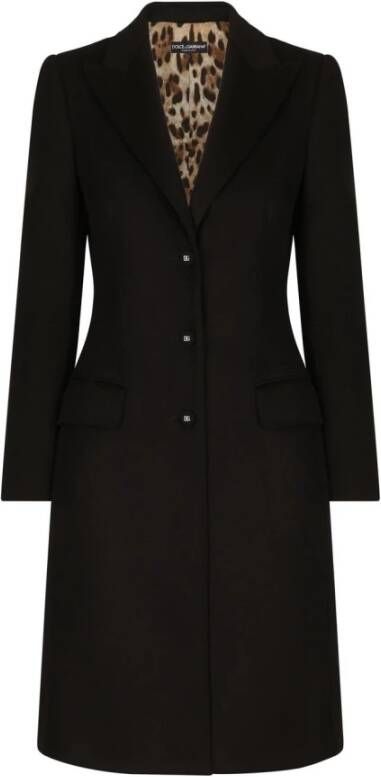 Dolce & Gabbana Trenchcoats & Mantels Zwart Dames