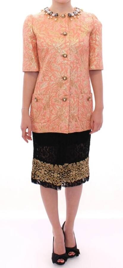 Dolce & Gabbana Geborduurde Velvet Blazer Jacket