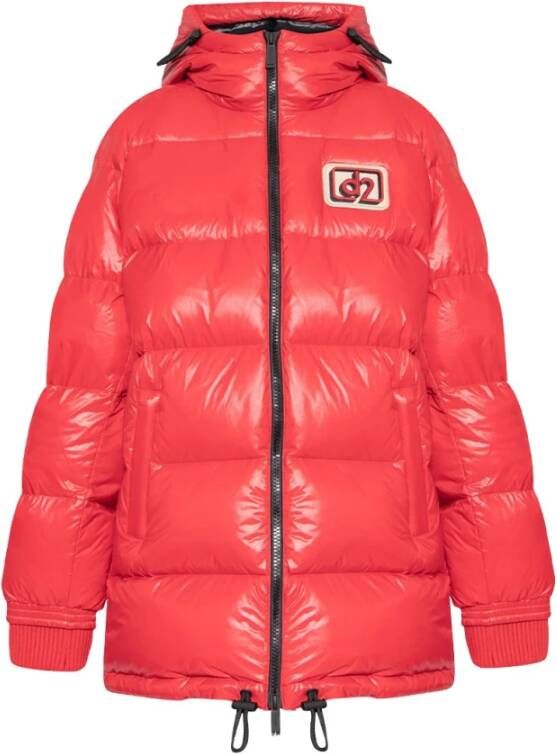 Dsquared2 Gewatteerde Jassen Rood Dames