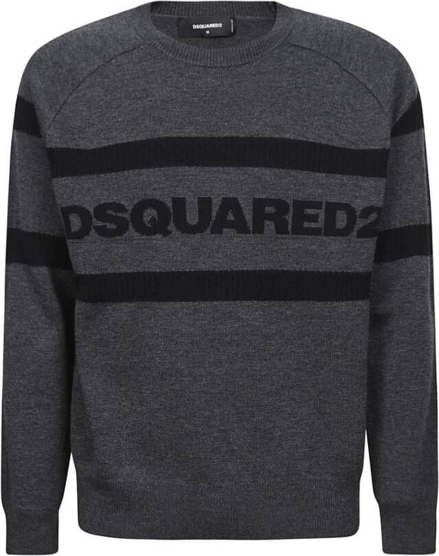 Dsquared2 Truien & Vesten Grijs Heren