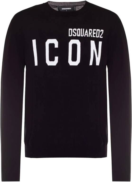 Dsquared2 Truien & Vesten Zwart Heren
