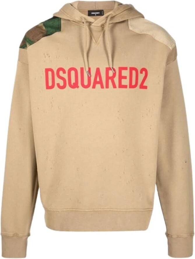 Dsquared2 Hoodies & sweatvesten Beige Heren