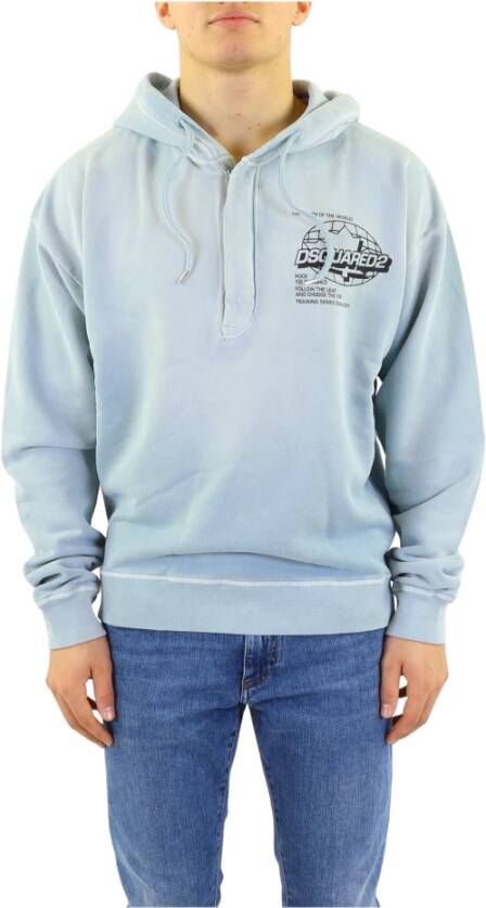 Dsquared2 Hoodies & sweatvesten Blauw Heren