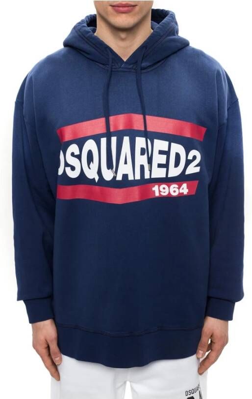 Dsquared2 Hoodies & sweatvesten Blauw Heren