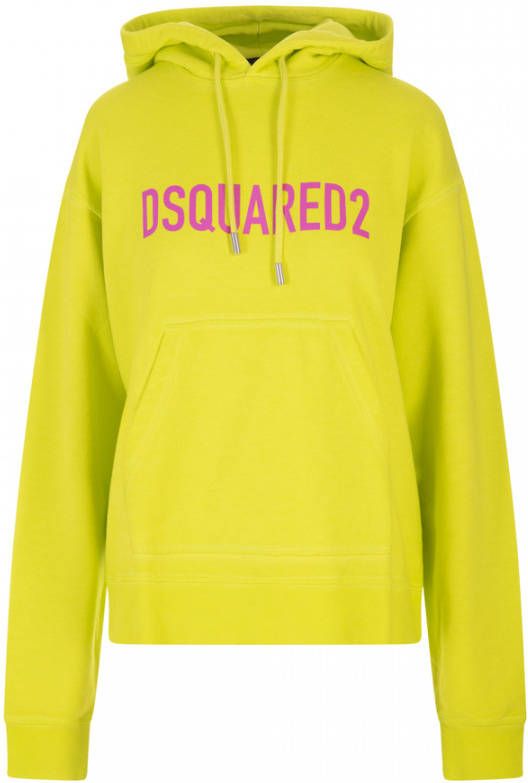 Dsquared2 Hoodies & Sweatvesten Geel Dames