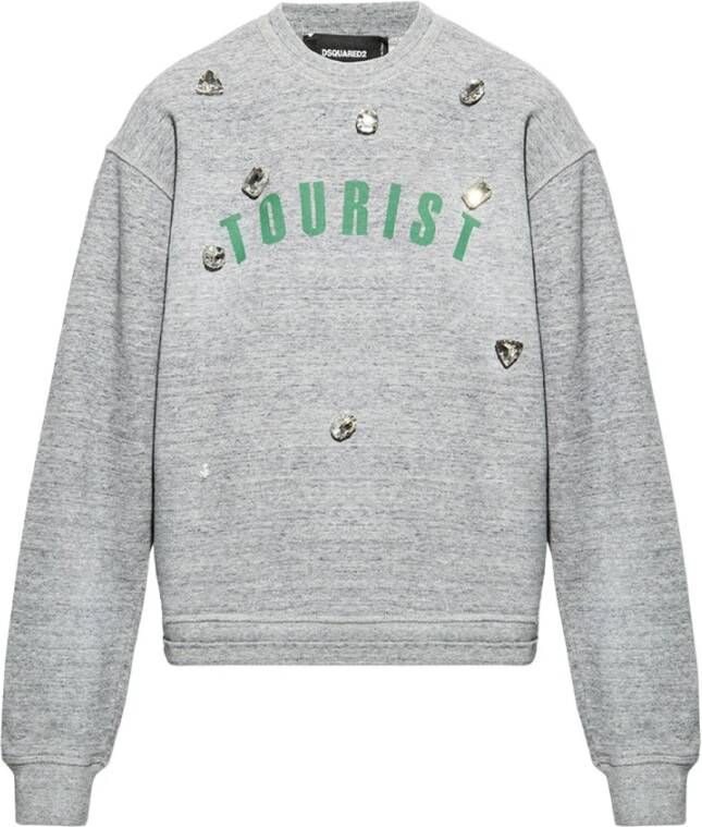 Dsquared2 Hoodies & Sweatvesten Grijs Dames