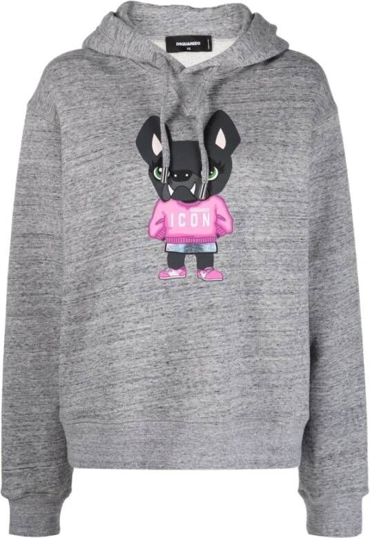 Dsquared2 Hoodies & Sweatvesten Grijs Dames