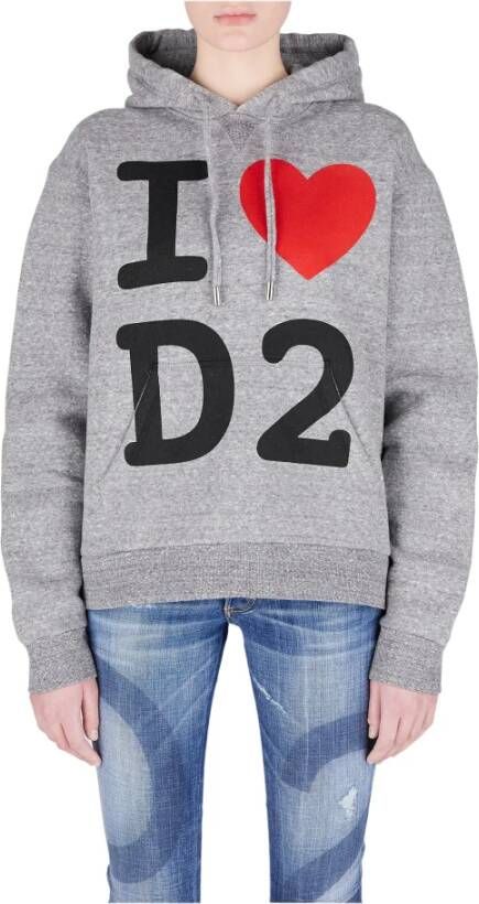 Dsquared2 Hoodies & Sweatvesten Grijs Dames