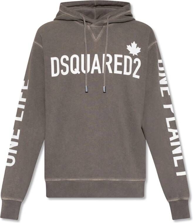 Dsquared2 Hoodies & sweatvesten Grijs Heren