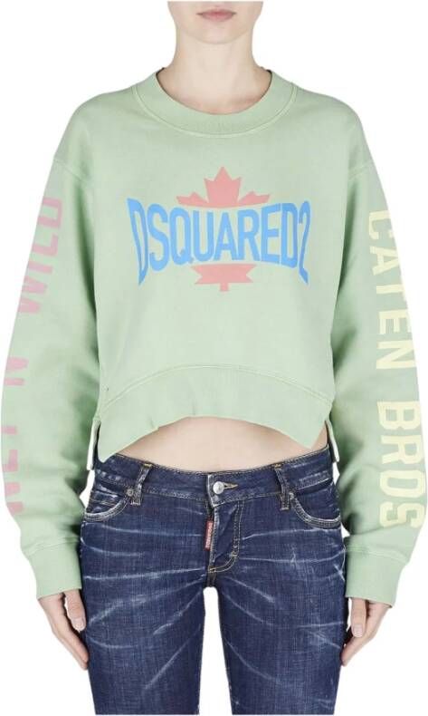 Dsquared2 Hoodies & Sweatvesten Groen Dames