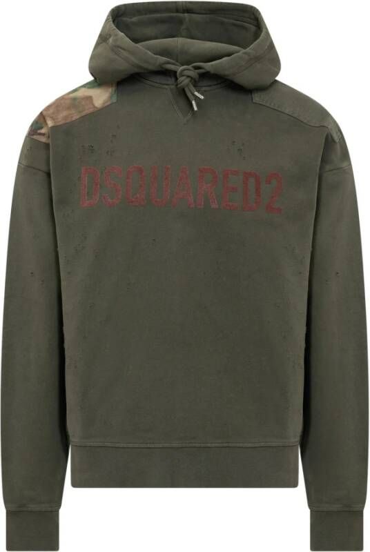 Dsquared2 Hoodies & sweatvesten Groen Heren