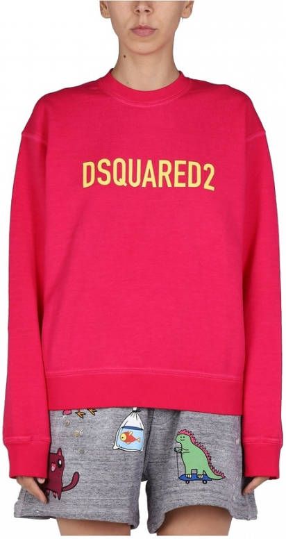 Dsquared2 Hoodies & Sweatvesten Roze Dames
