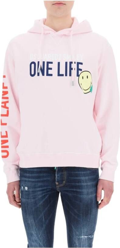 Dsquared2 Hoodies & sweatvesten Roze Heren