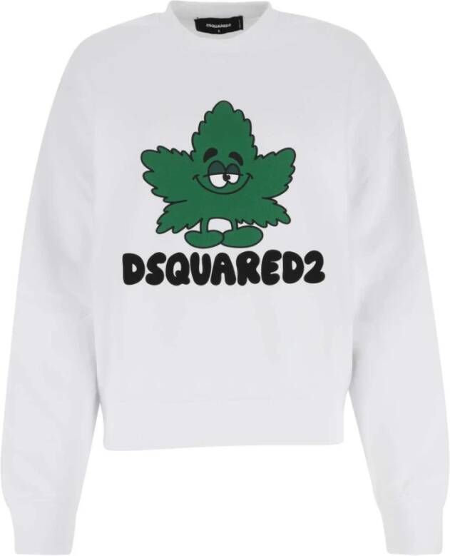 Dsquared2 Hoodies & Sweatvesten Wit Dames