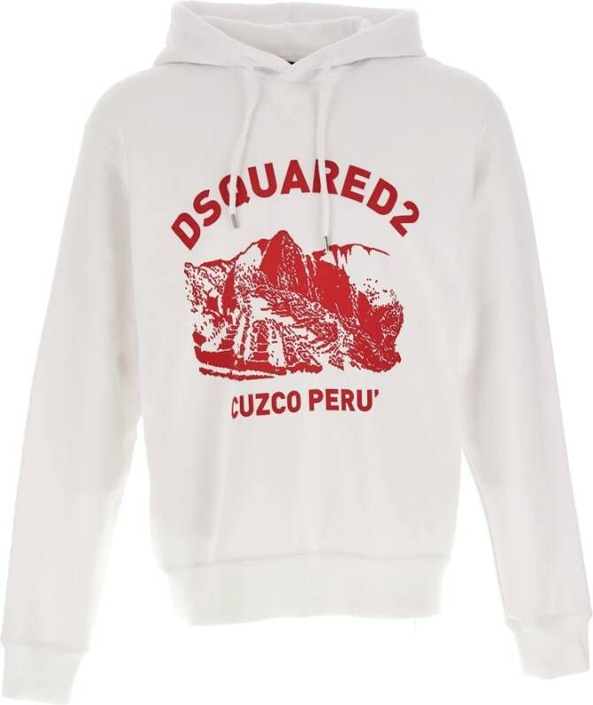 Dsquared2 Hoodies & sweatvesten Wit Heren