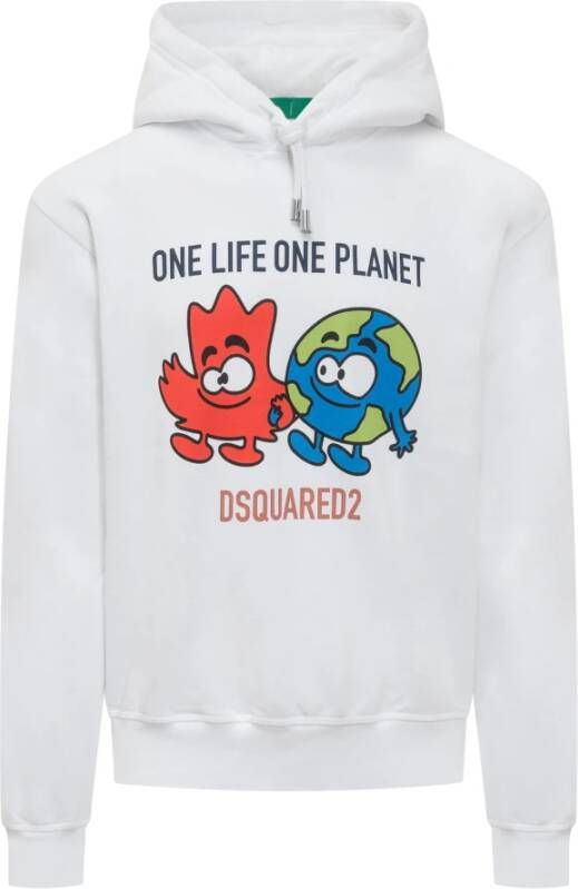 Dsquared2 Hoodies & sweatvesten Wit Heren
