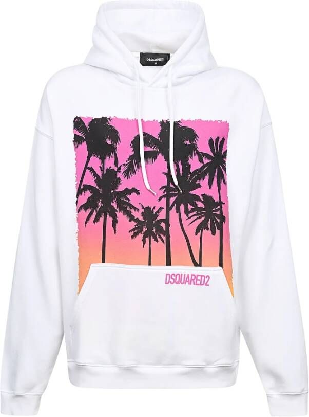 Dsquared2 Hoodies & sweatvesten Wit Heren