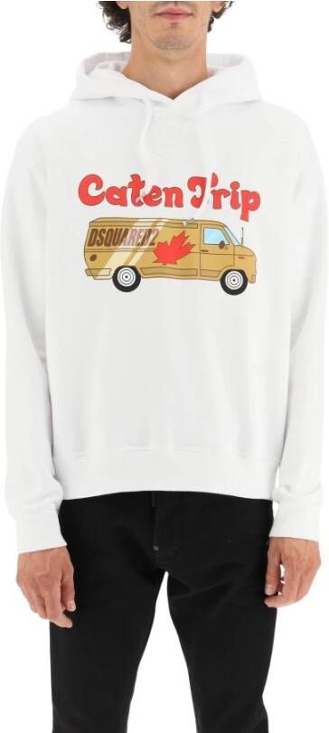 Dsquared2 Hoodies & sweatvesten Wit Heren