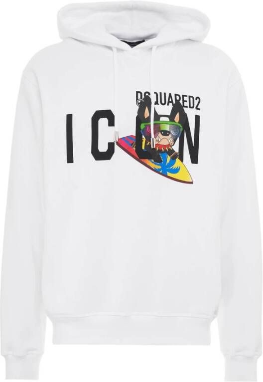 Dsquared2 Hoodies & sweatvesten Wit Heren