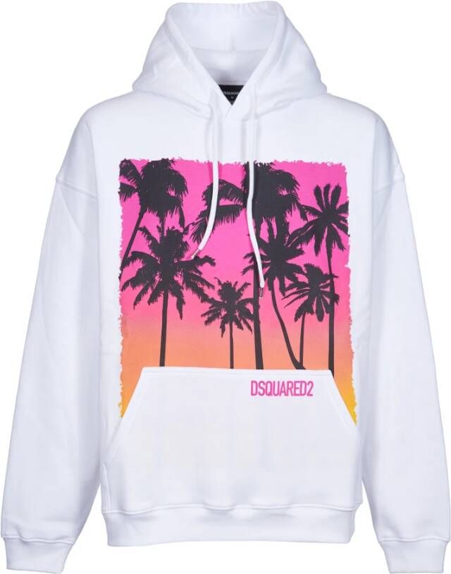 Dsquared2 Hoodies & sweatvesten Wit Heren