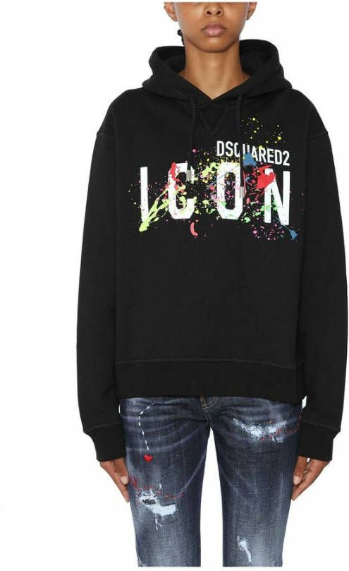 Dsquared2 Hoodies & Sweatvesten Zwart Dames