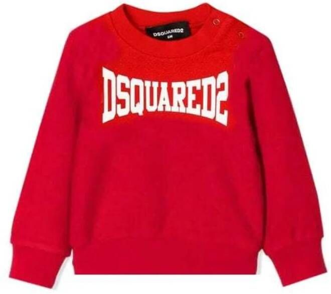 Dsquared2 Logo print sweatshirt , Rood, Unisex