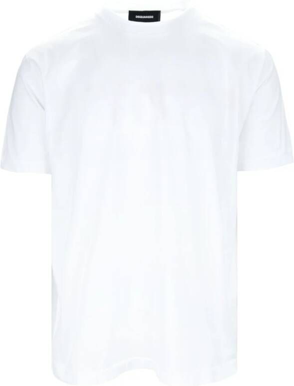 Dsquared2 T Shirts , Wit, Heren
