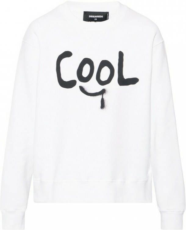 Dsquared2 Hoodies & Sweatvesten Wit Dames