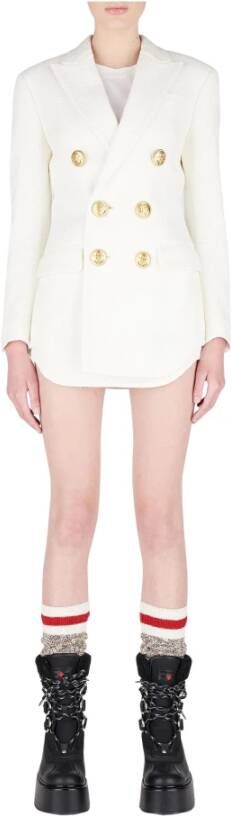 Dsquared2 Trenchcoats & Mantels Wit Dames