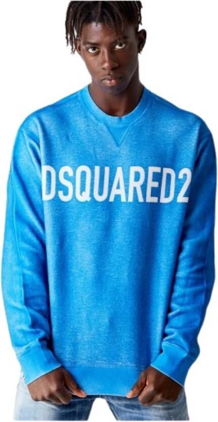 Dsquared2 Truien & Vesten Blauw Heren