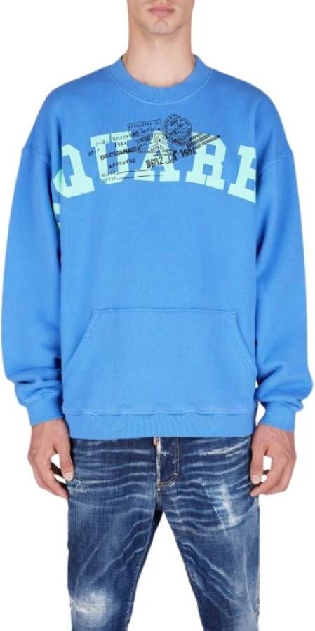 Dsquared2 Truien & Vesten Blauw Heren