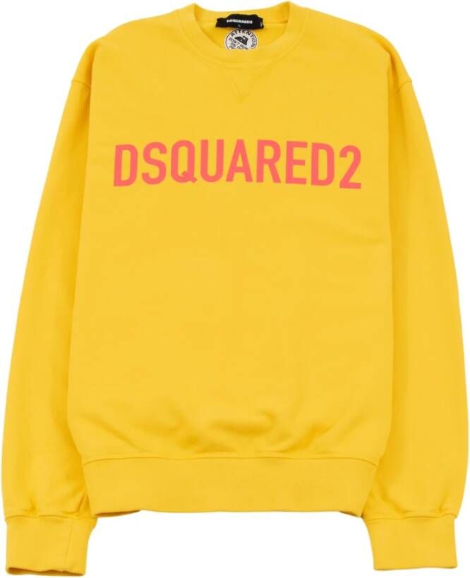 Dsquared2 Truien & Vesten Geel Heren