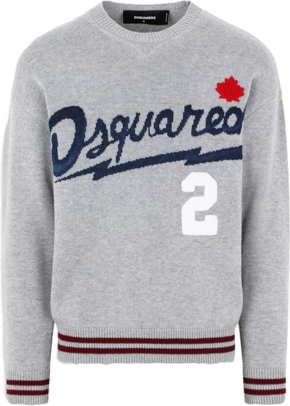 Dsquared2 Truien & Vesten Grijs Heren