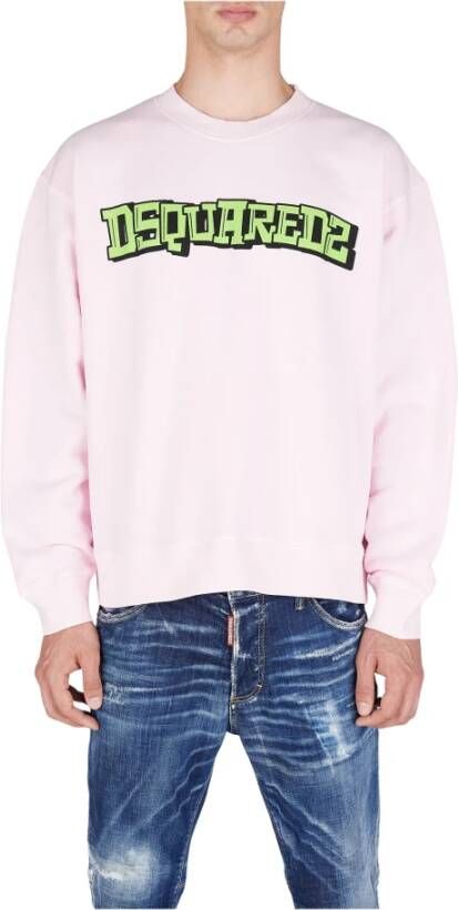 Dsquared2 Truien & Vesten Roze Heren