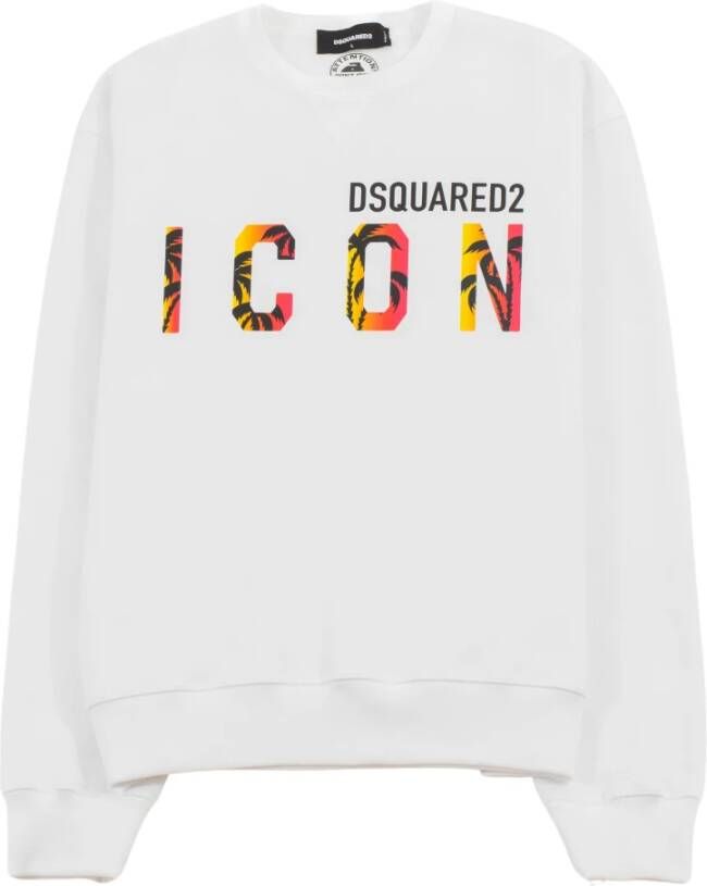 Dsquared2 Truien & Vesten Wit Heren