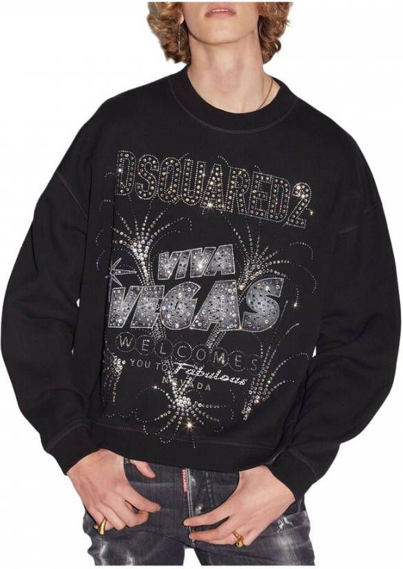Dsquared2 Truien & Vesten Zwart Heren