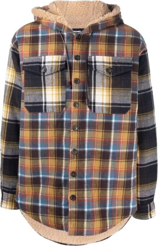Dsquared2 Jack met capuchon , Bruin, Heren