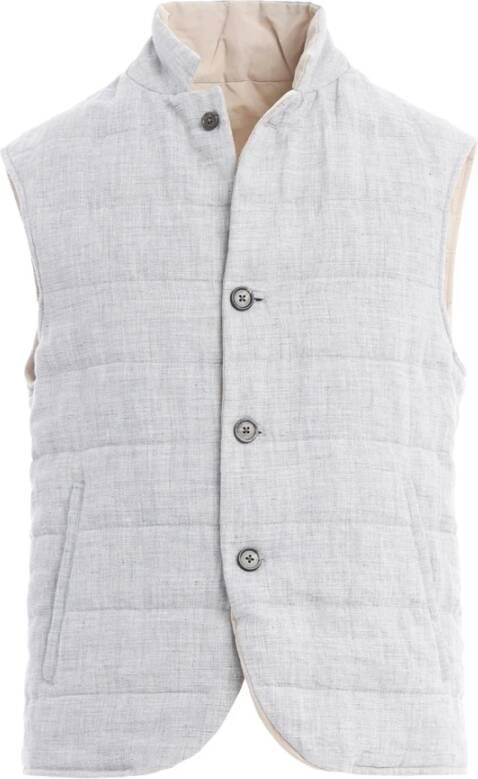 Eleventy Bodywarmers Grijs Heren