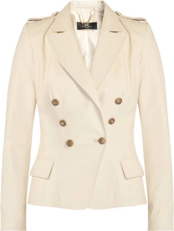 Elisabetta Franchi Blazers Wit Dames