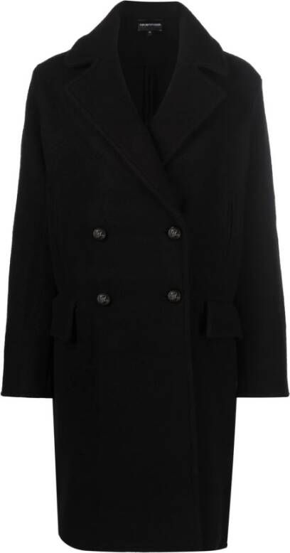 Emporio Armani Trenchcoats & Mantels Zwart Dames