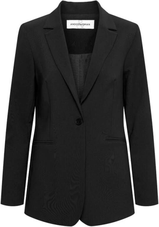 &Co Woman & co vrouw blazer , Zwart, Dames