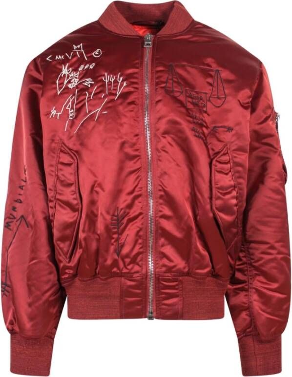Études Bomber jackets Rood Heren
