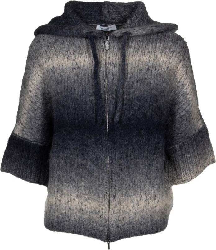 Fabiana Filippi Hoodies & Sweatvesten Blauw Dames